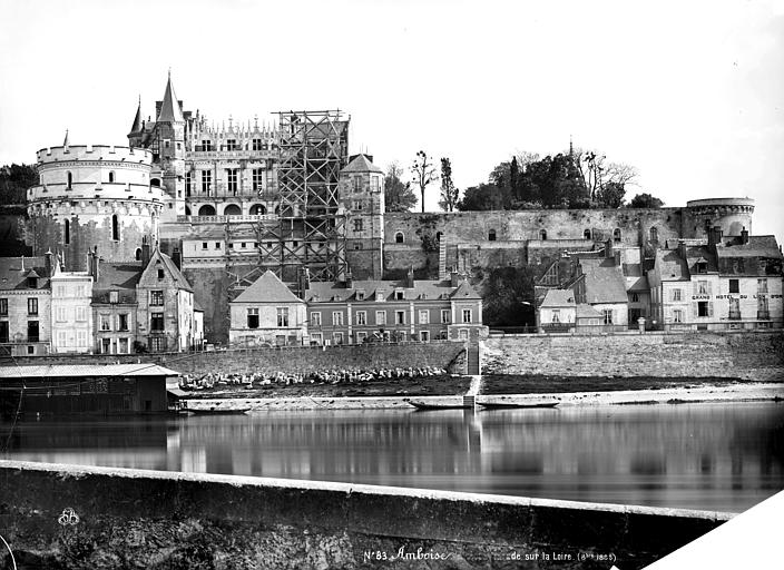 Château - Ensemble nord, sur la Loire - Amboise - Médiathèque de l'architecture et du patrimoine - APMH00000083