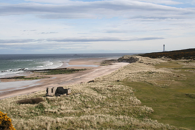 Covesea coastline to the east. - geograph.org.uk - 394344