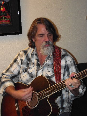 Darrell Scott at the Cactus Cafe in Austin, Texas.  Photo by Ron Baker (2011).