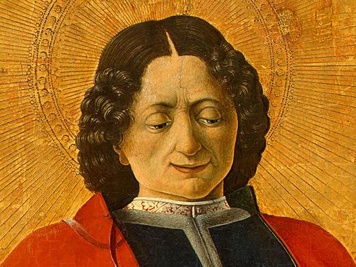 File:Francesco del Cossa - Griffoni Polyptych - Saint Florian (detail) - WGA05386.jpg