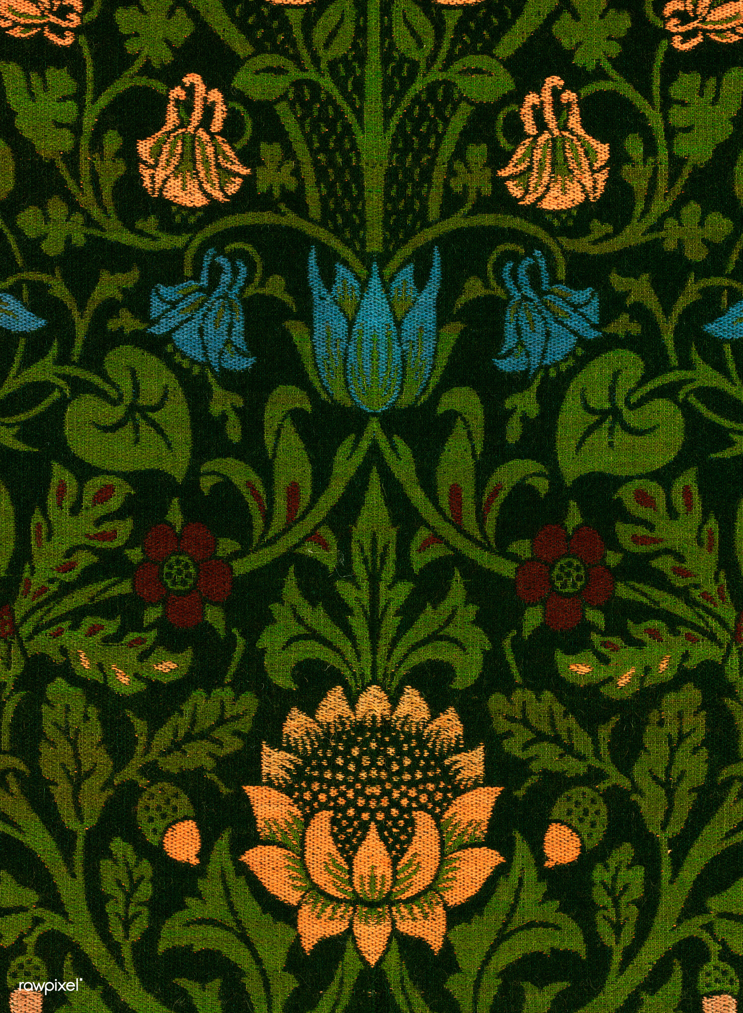 File:Original William Morris's patterns, digitally ...