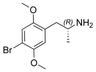 2,5-Dimethoxy-4-bromoamphetamine maddesinin açıklayıcı görüntüsü