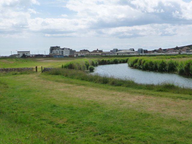 West Bay, the Brit meanders - geograph.org.uk - 1364963