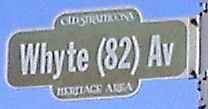 <span class="mw-page-title-main">Whyte Avenue</span> Avenue in Edmonton, Alberta, Canada