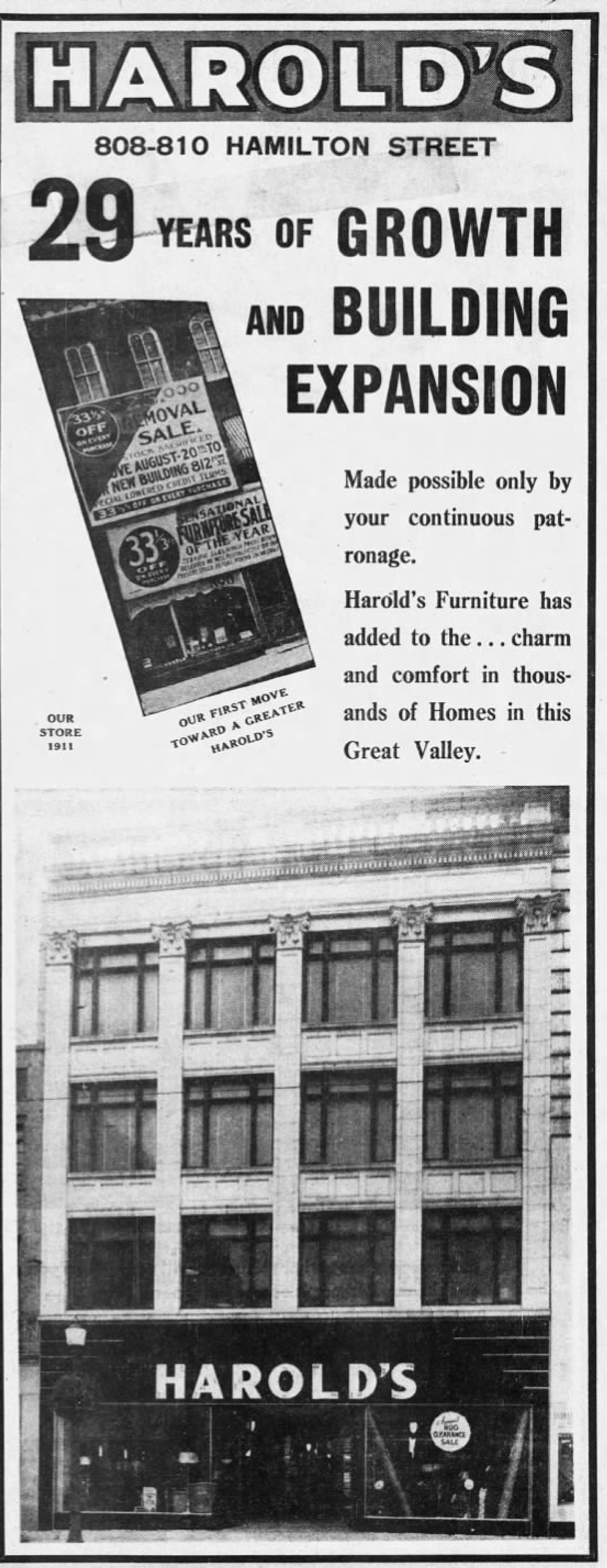 File 1940 Harolds Furniture 31 Jan Mc Allentown Pa Jpg