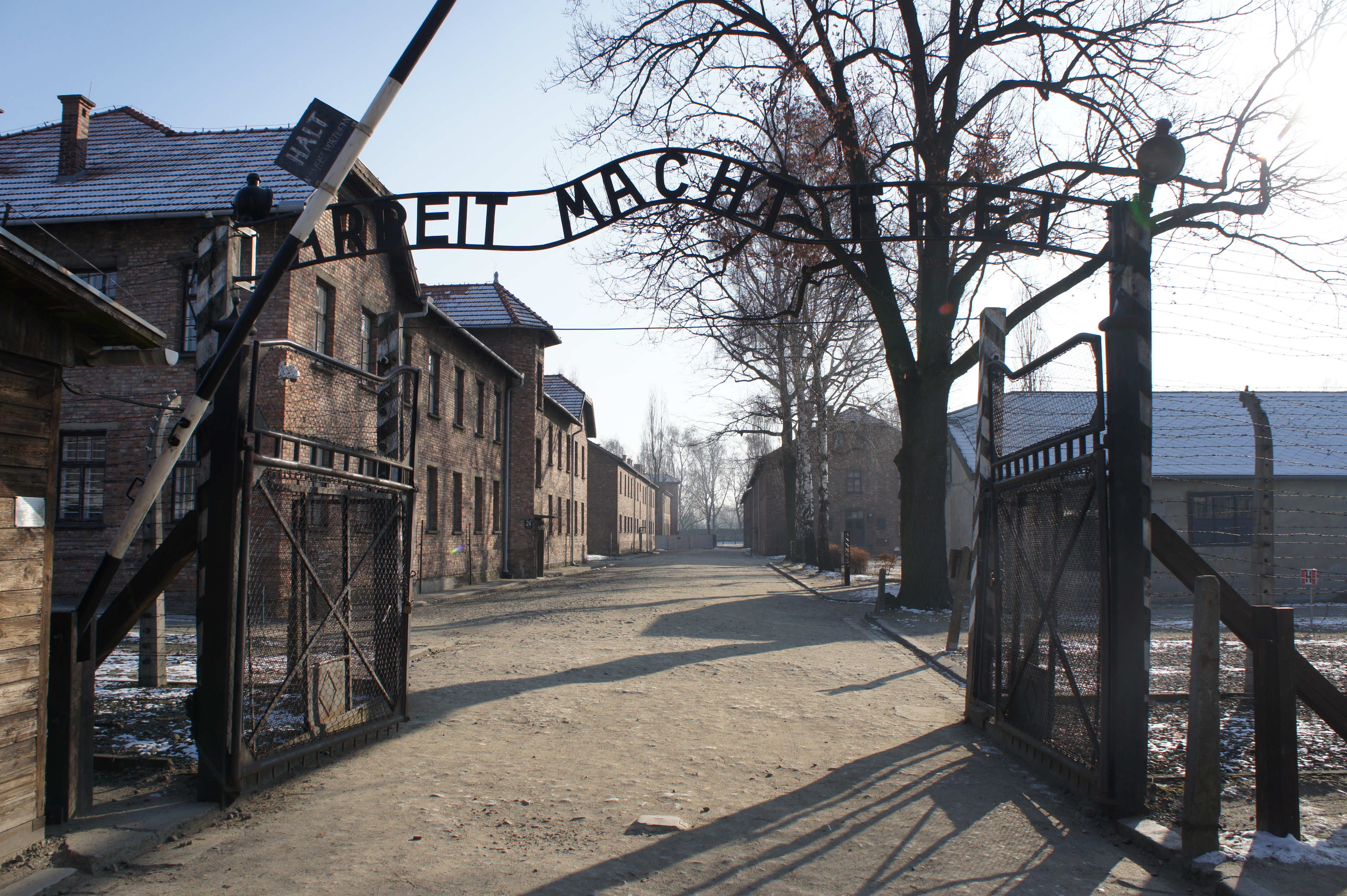 File:Auschwitz-Work Set Free-new.JPG - Wikimedia Commons