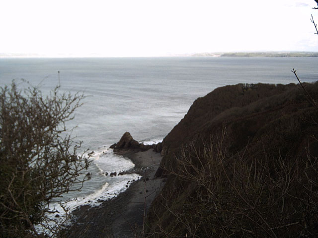 File:Blackchurch Rock from Brownsham Cliff - geograph.org.uk - 73238.jpg