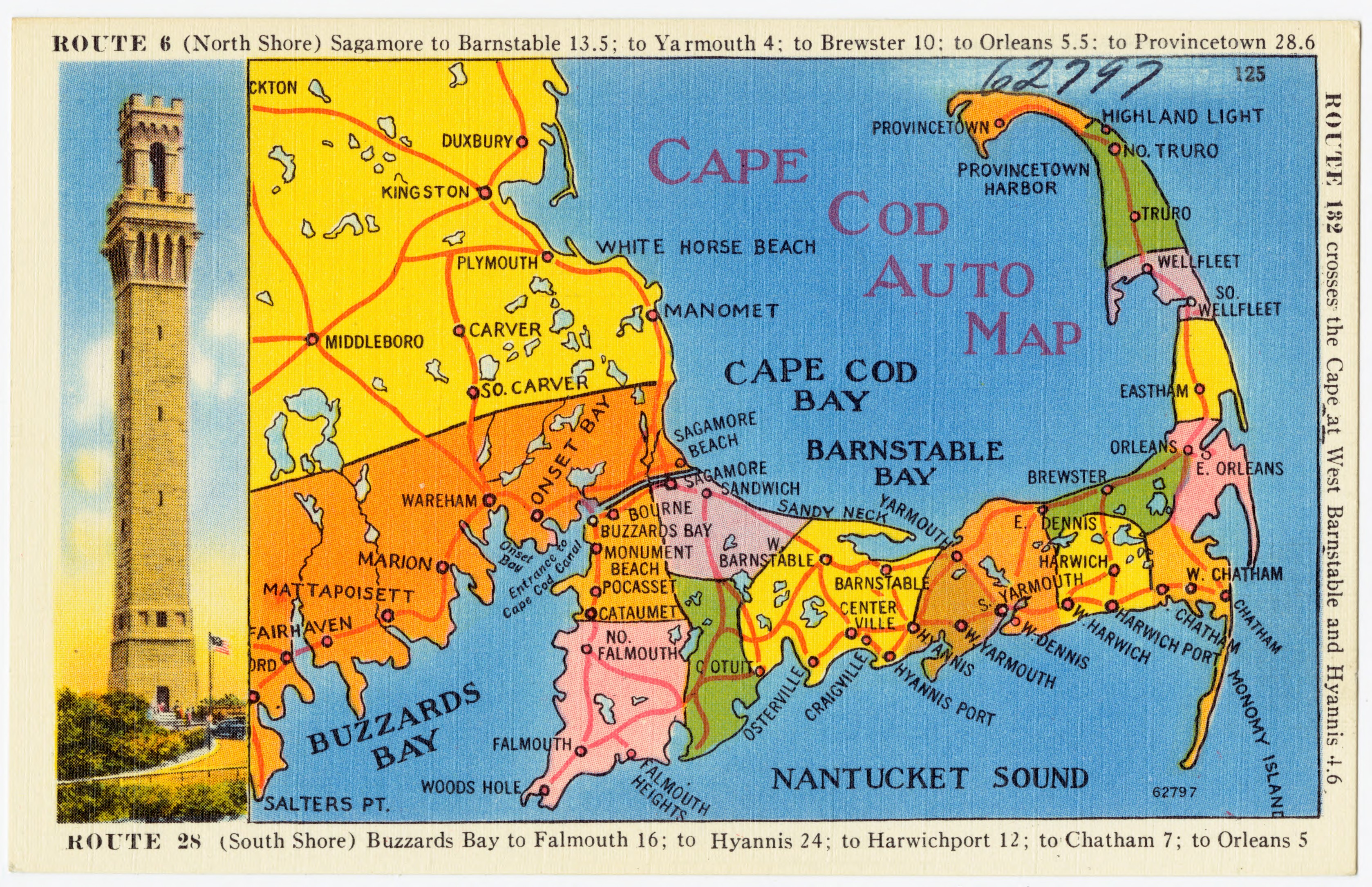 cape cod history maps