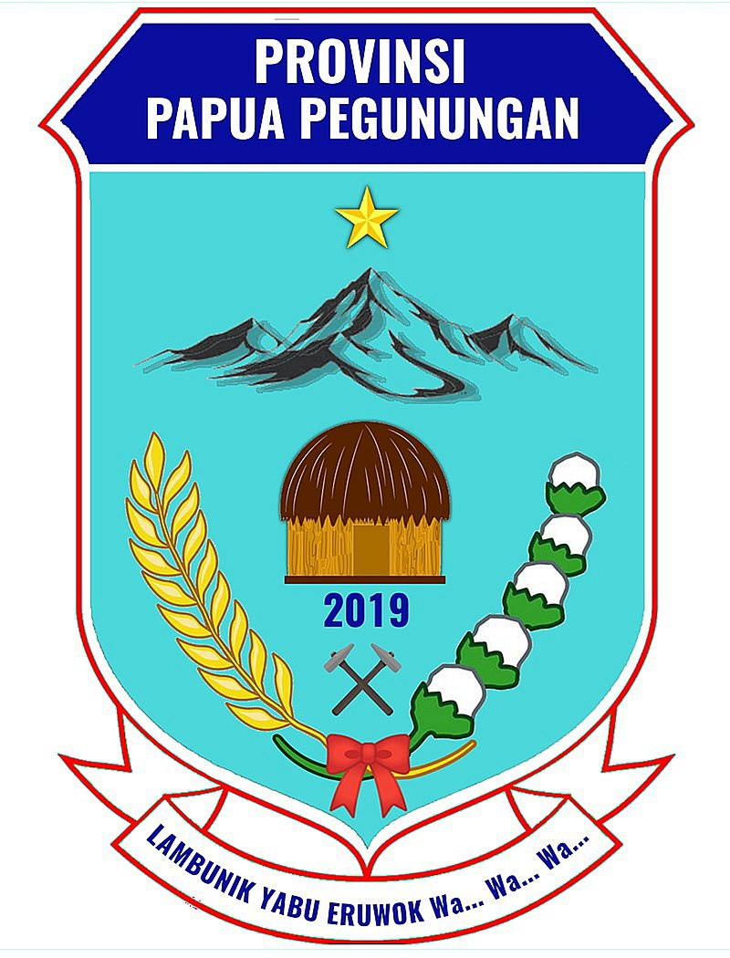 Official seal of Papua Pegunungan