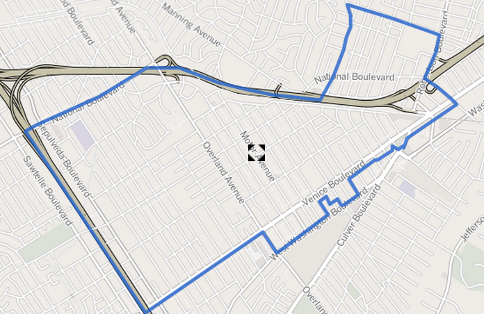 File:Map of Palms neighborhood, Los Angeles, California.png