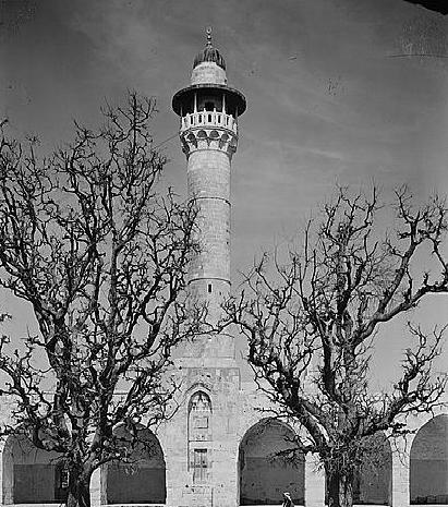 File:Old Jerusalem, Temple Mount - Minaret.jpg