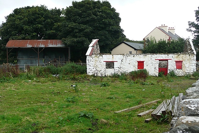 File:Ruins at Aghagower - geograph.org.uk - 967599.jpg