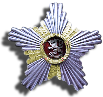 Knight of the White Rose of Finland with Silver Swords