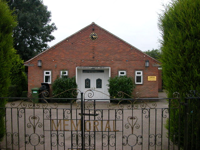 Small picture of Ullesthorpe Village Memorial Hall courtesy of Wikimedia Commons contributors