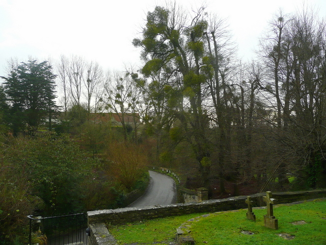 File:View south from the church porch - geograph.org.uk - 1084410.jpg