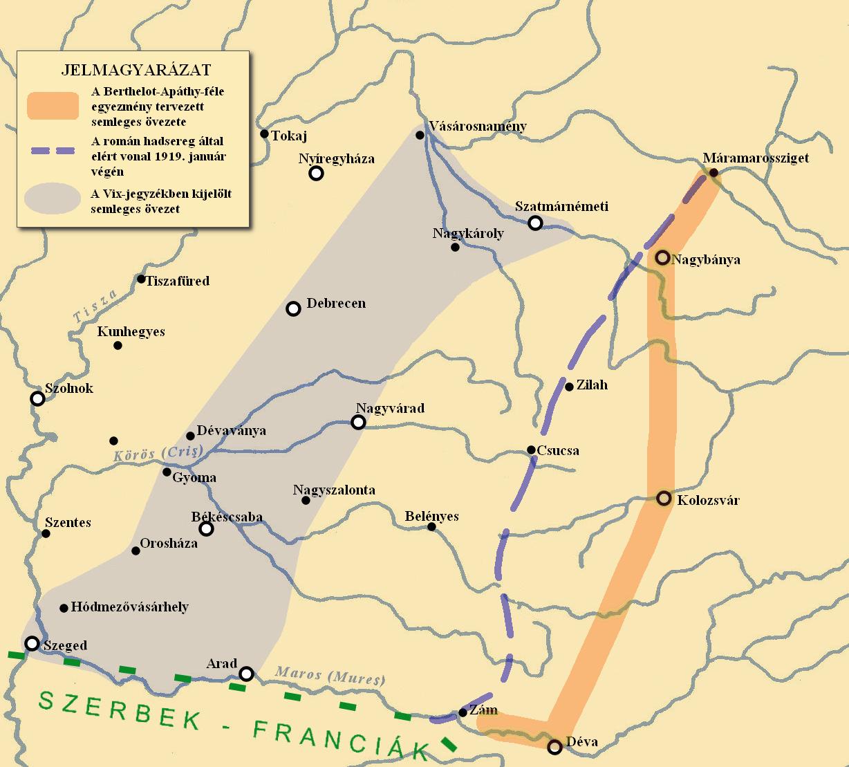 Linia de demarcație în Transilvania (1918-1919) - Wikipedia