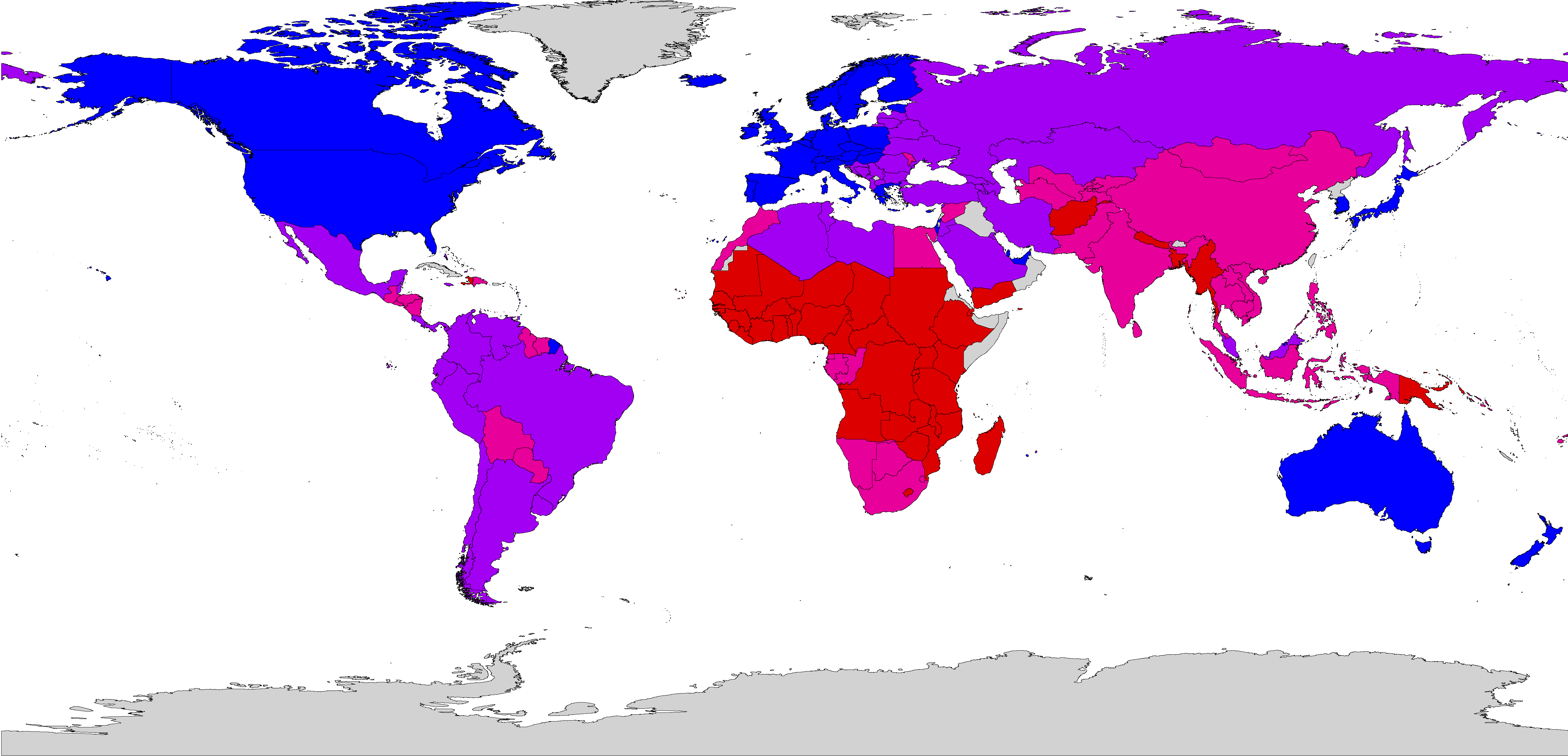 Fileworld Map By 2010 Human Development Indexpng Wikimedia Commons