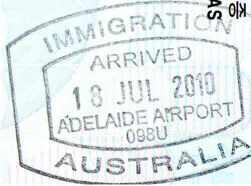 File:Adelaide airport arrived stamp.png