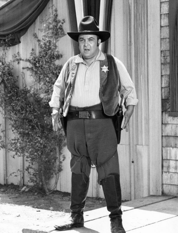 Sherman as a sheriff on ''[[The Loner (TV series)|The Loner]]'' in 1965