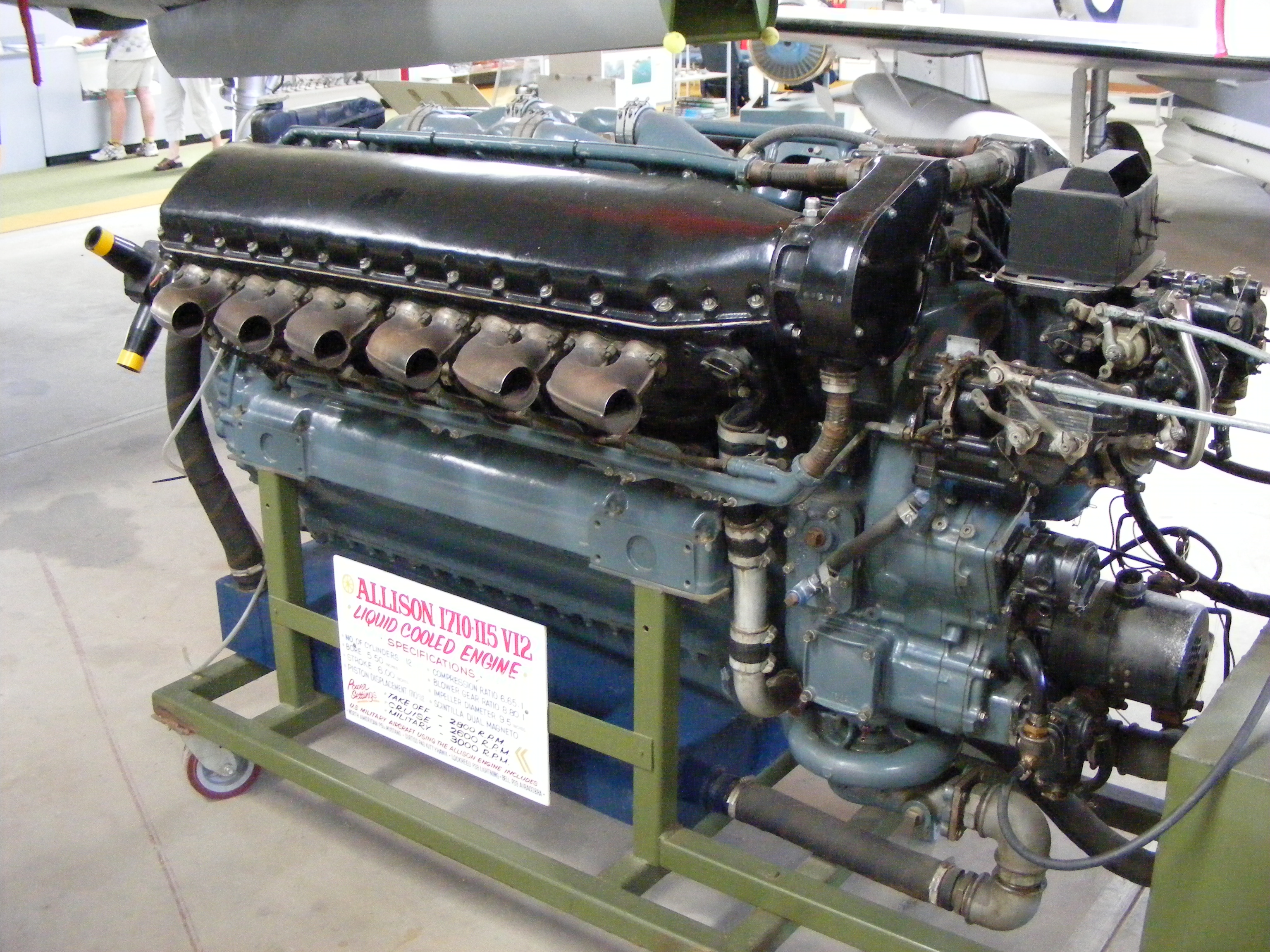 Allison 1710 115 V12 Aircraft engine