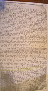 Last will and testament of Thomas Estcourt bequeathing Calcot estate, 1624 AD Calcot Thomas Estcourt will.jpg