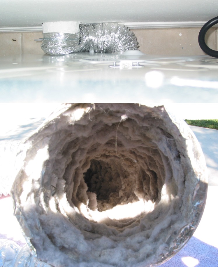 Stuffed dryer vent