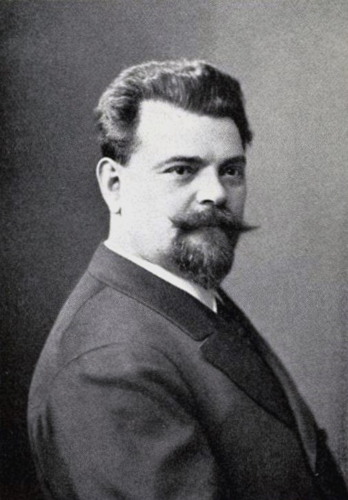 Porträt des Cellisten Hugo Dechert, um 1902