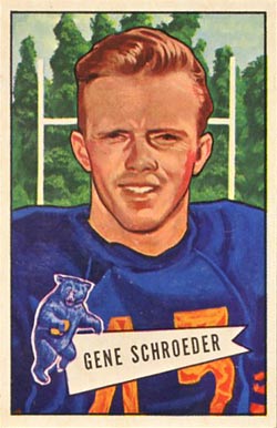 Gene Schroeder - 1952 Bowman Large