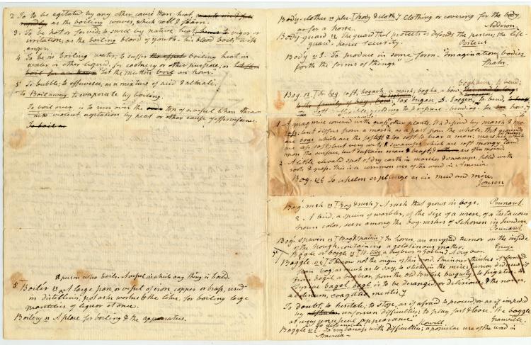 File:Handwritten drafts of dictionary entries Noah Webster.jpg