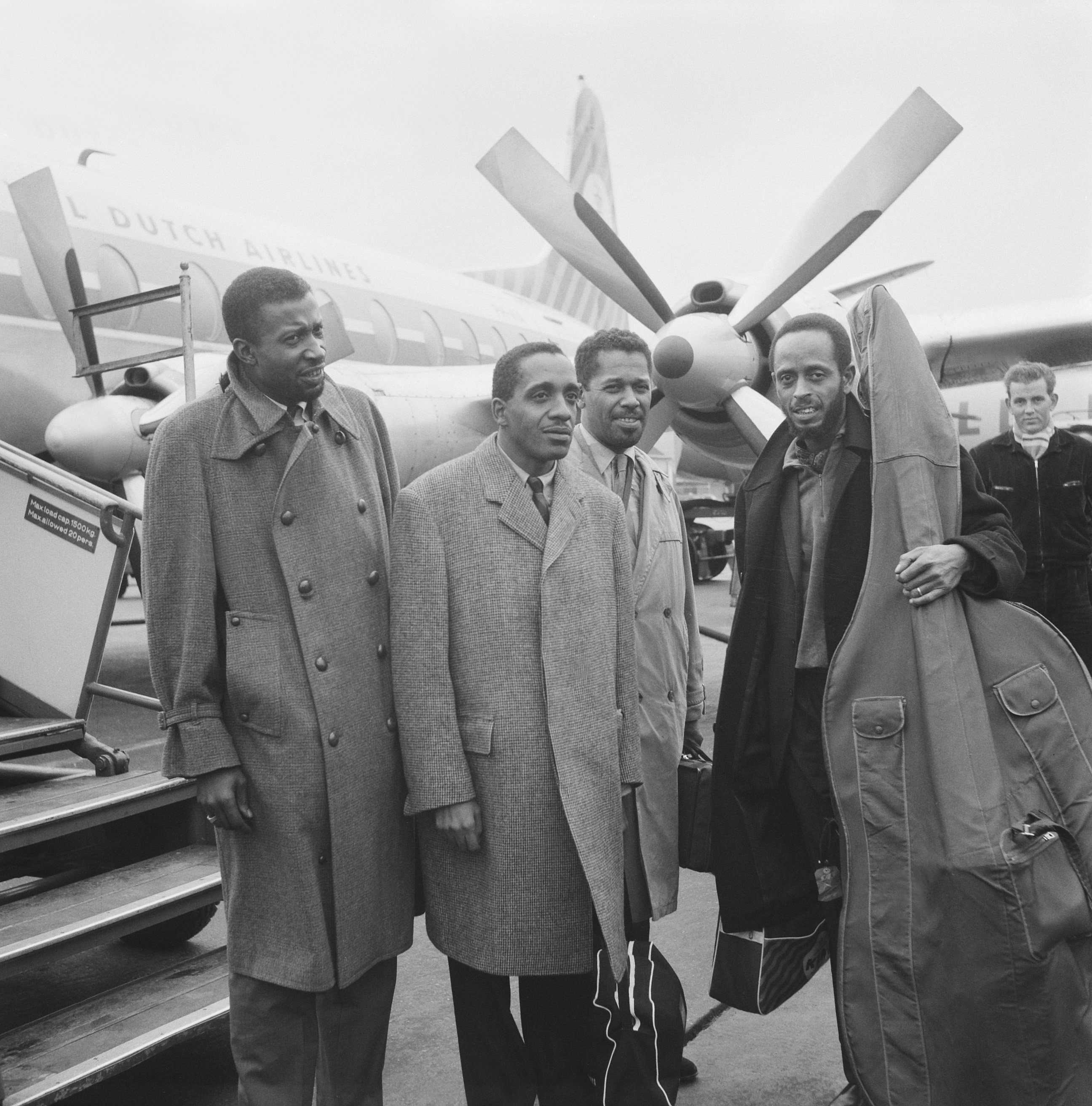 Modern Jazz Quartet at Schiphol Airport (1961)