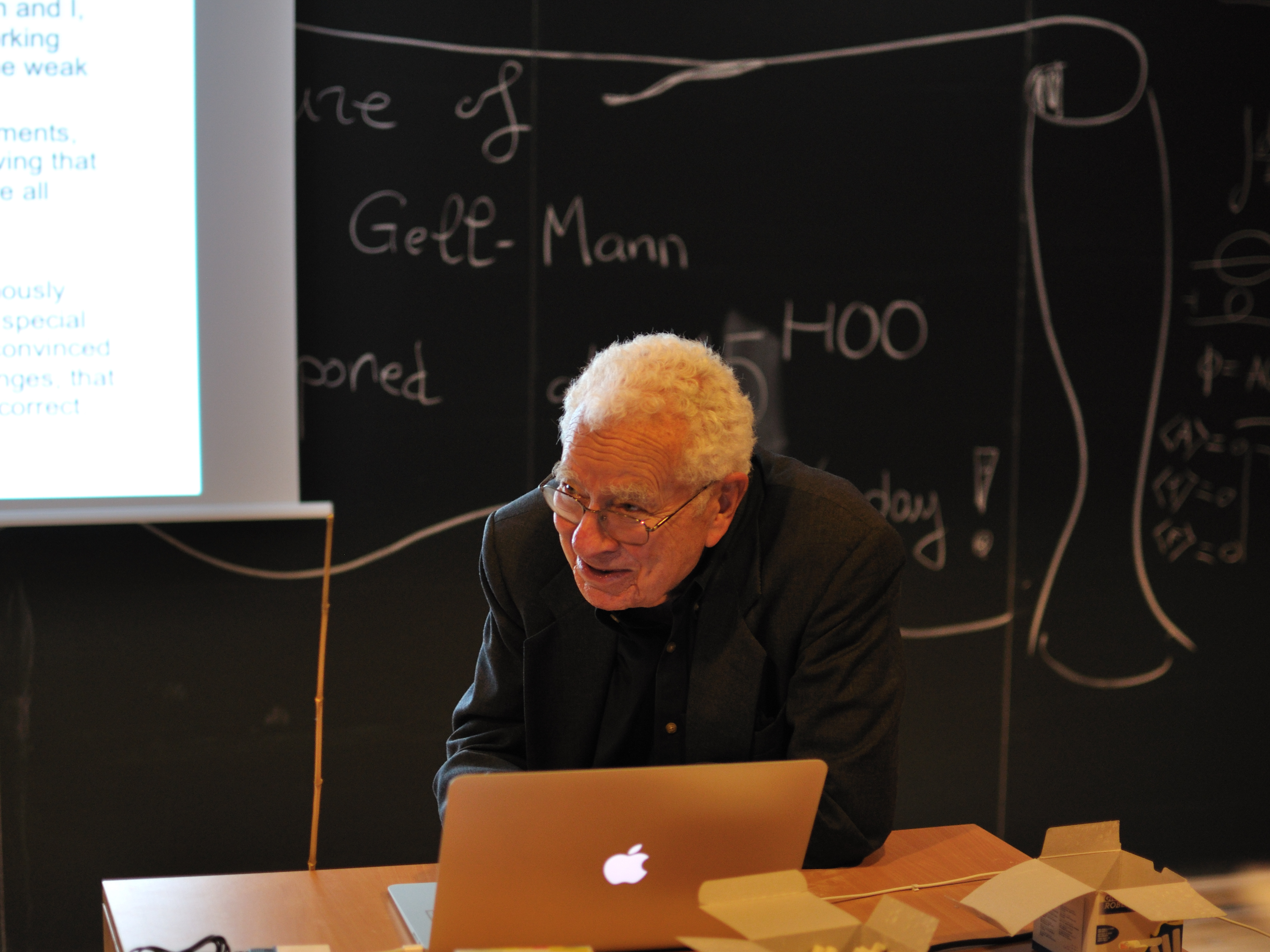 Murray Gell-Mann en Niza (Francia) en 2012.