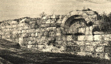 The Wall of Servius Tullius in the 19th century