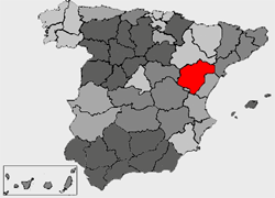 Teruel kartalla