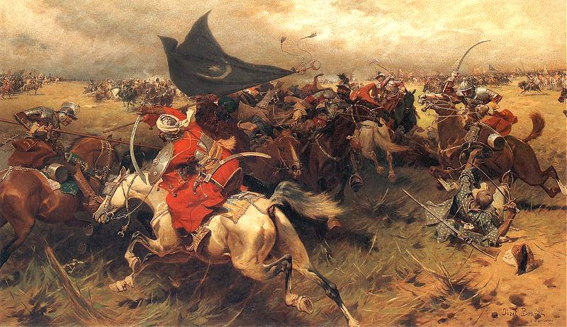 Сражения русских войск. Цецорская битва 1620. Битва за турецкое Знамя, Юзеф Брандт. Османо-мамлюкская война. Батальная живопись Брандт.