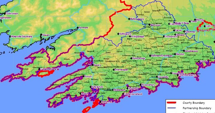 Map Of West Cork Towns West Cork - Wikipedia