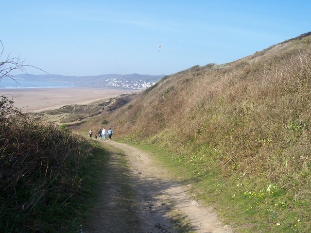 File:Woolacombe , Pathway to the Beach - geograph.org.uk - 1156492.jpg