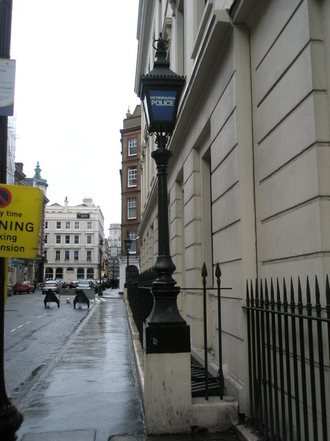 File Blue Lamp Outside Charing Cross Police Station