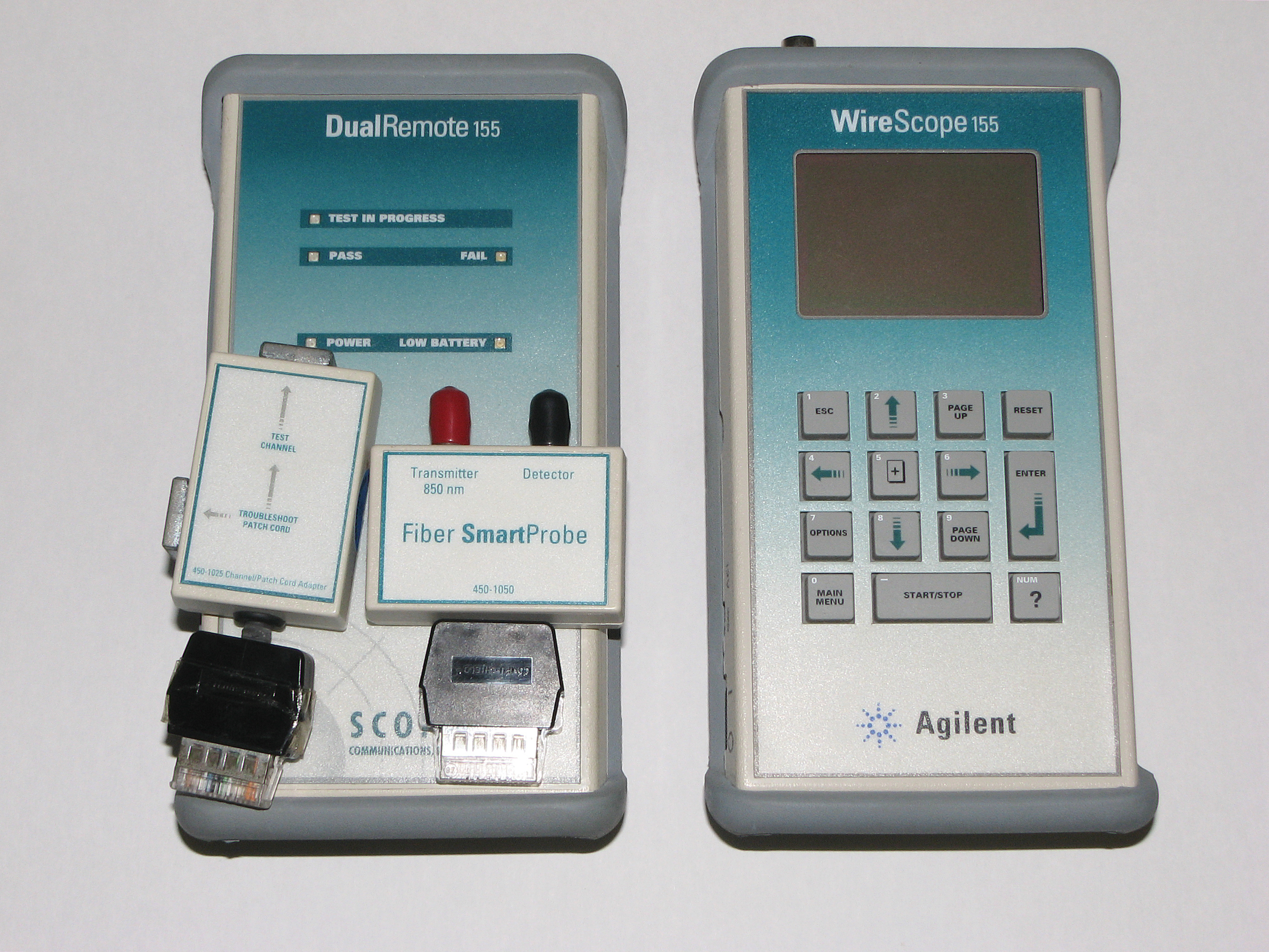 Network Cable Tester With Separate Power Over Ethernet Checker