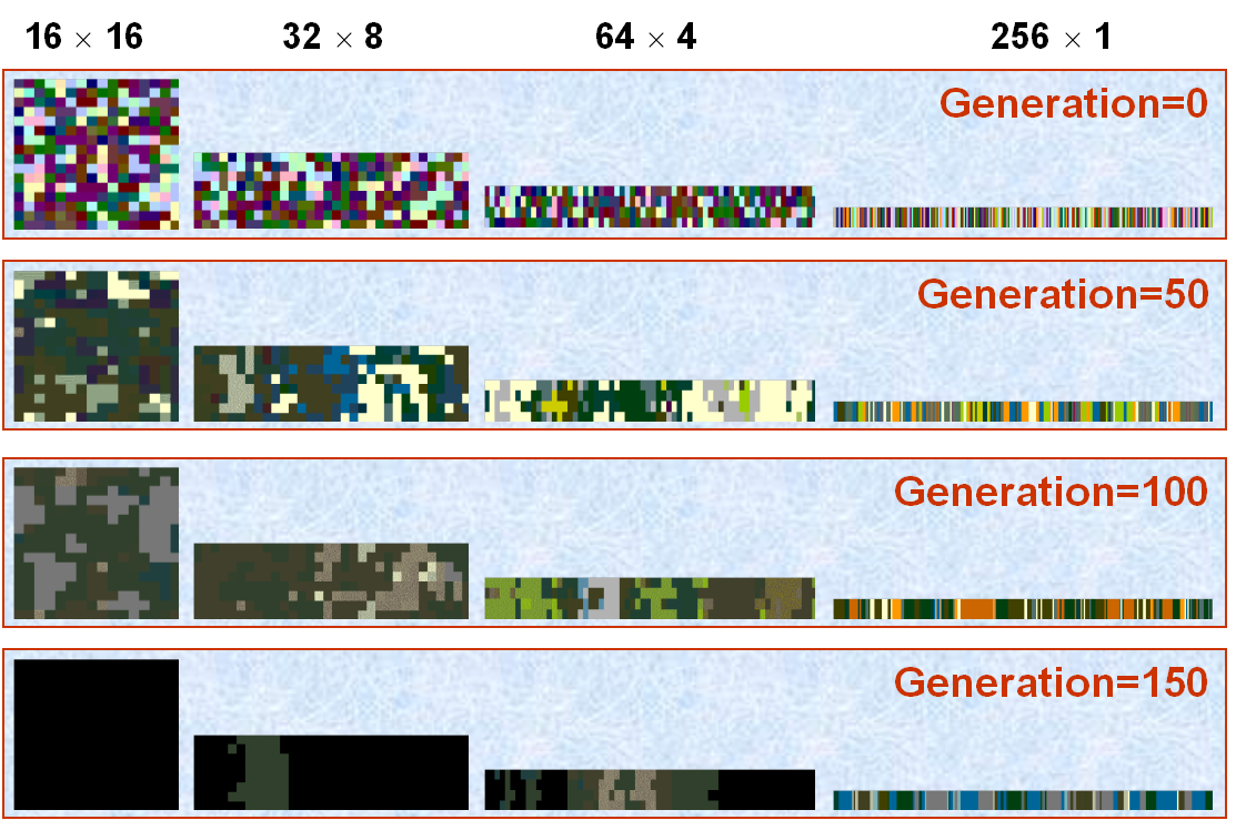 Evolution algorithms