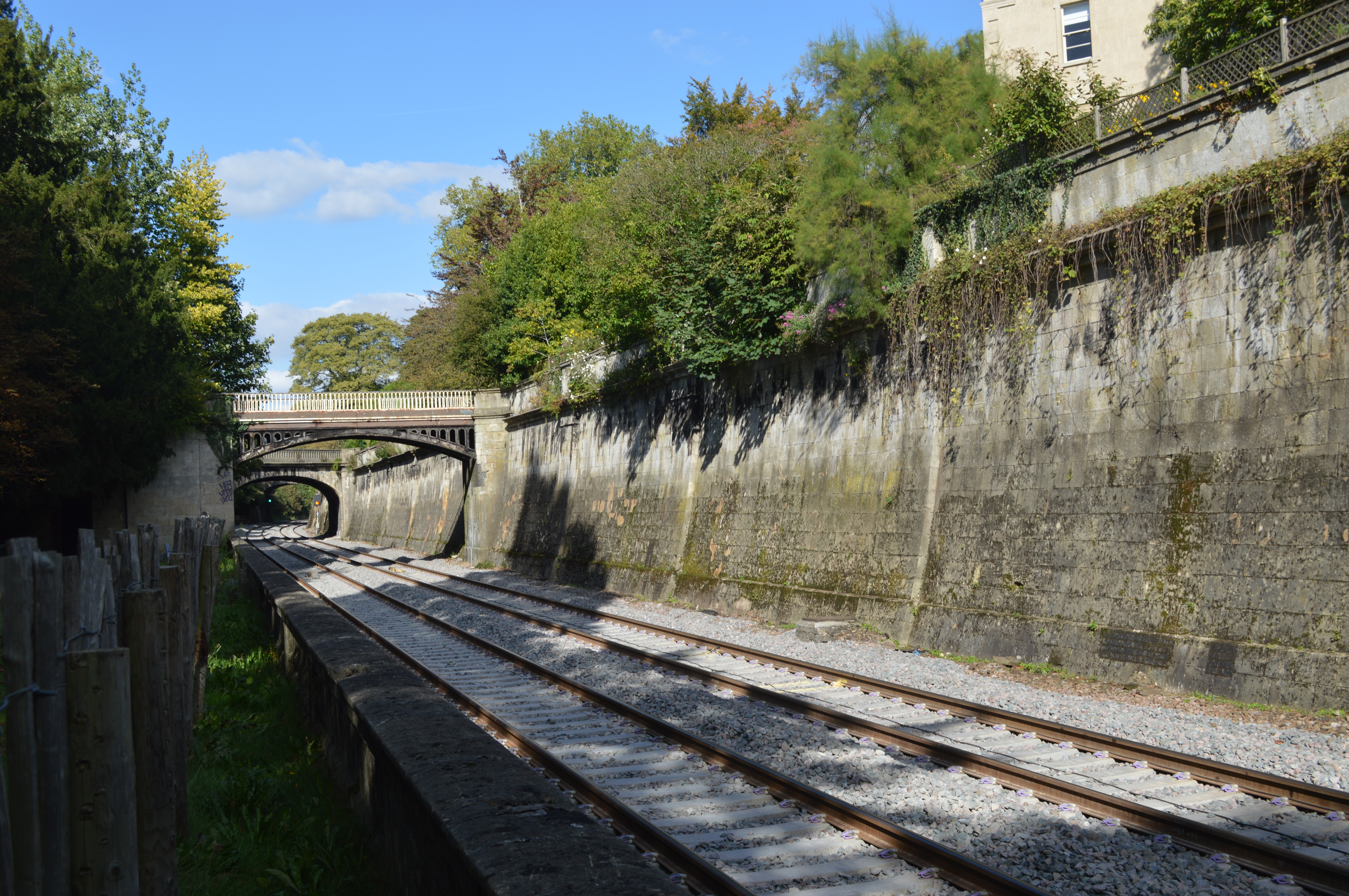 File Great Western Main Line Sydney Gardens Bath Eastward Jpg