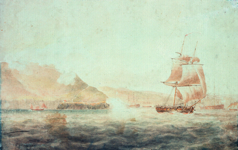 File:HMS Childers (1778) at Brest in 1793.jpg