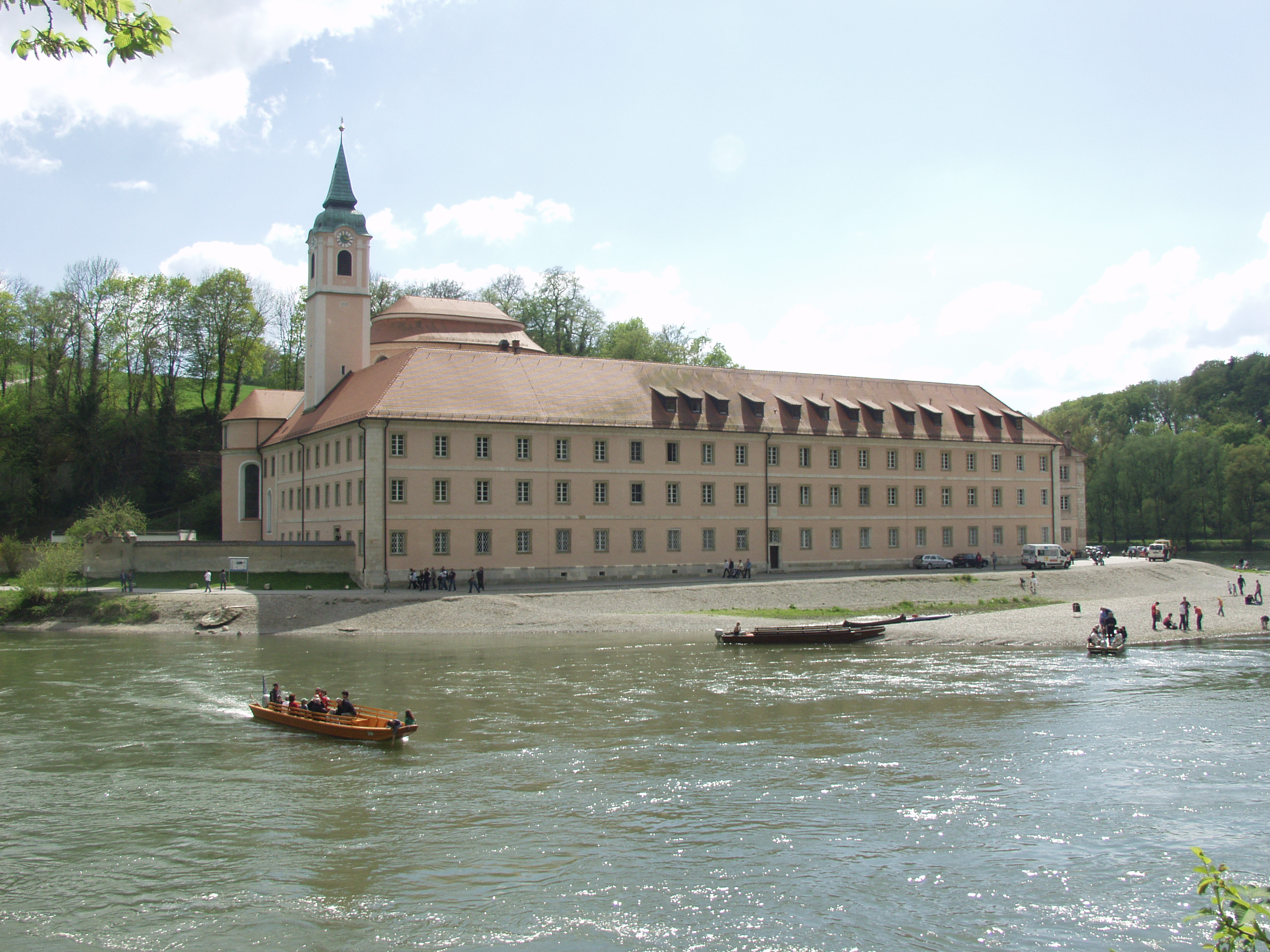 Weltenburg Monastery on the Danube near Kelheim