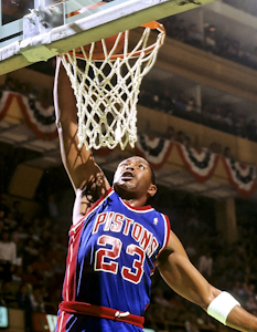 Aguirre con Detroit Pistons en 1989.