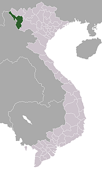 Location of Điện Biên Province