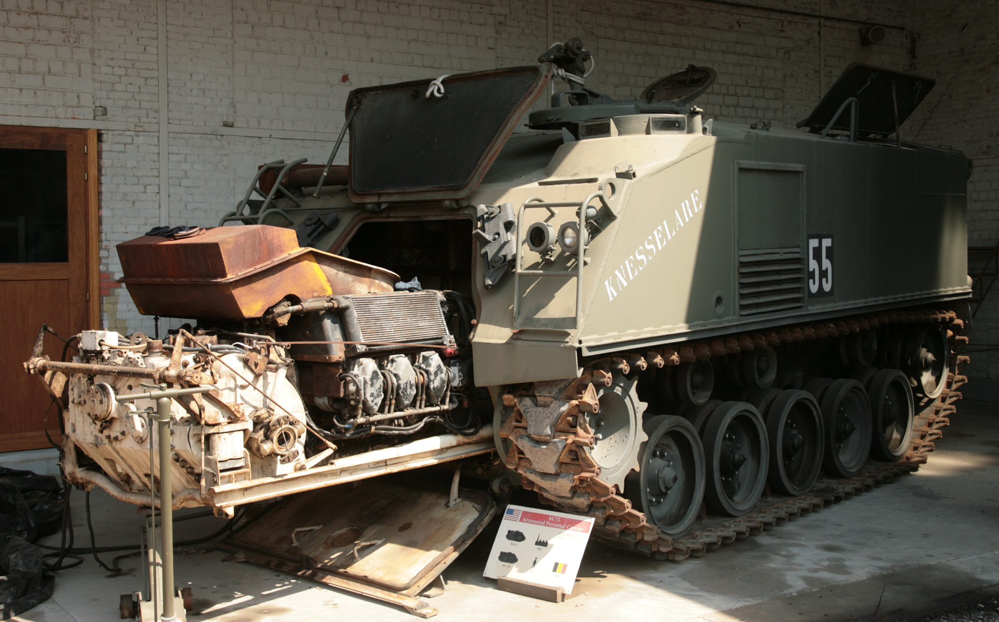 M75 apc - army museum.jpg. 
