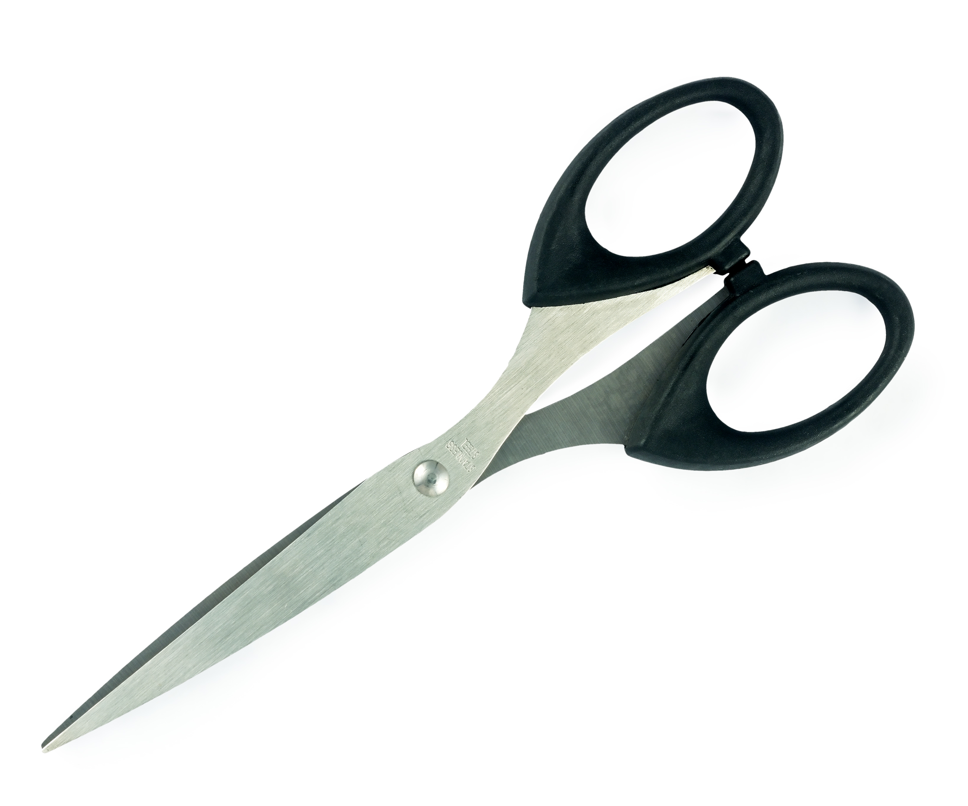 Pair_of_scissors_with_black_handle,_2015