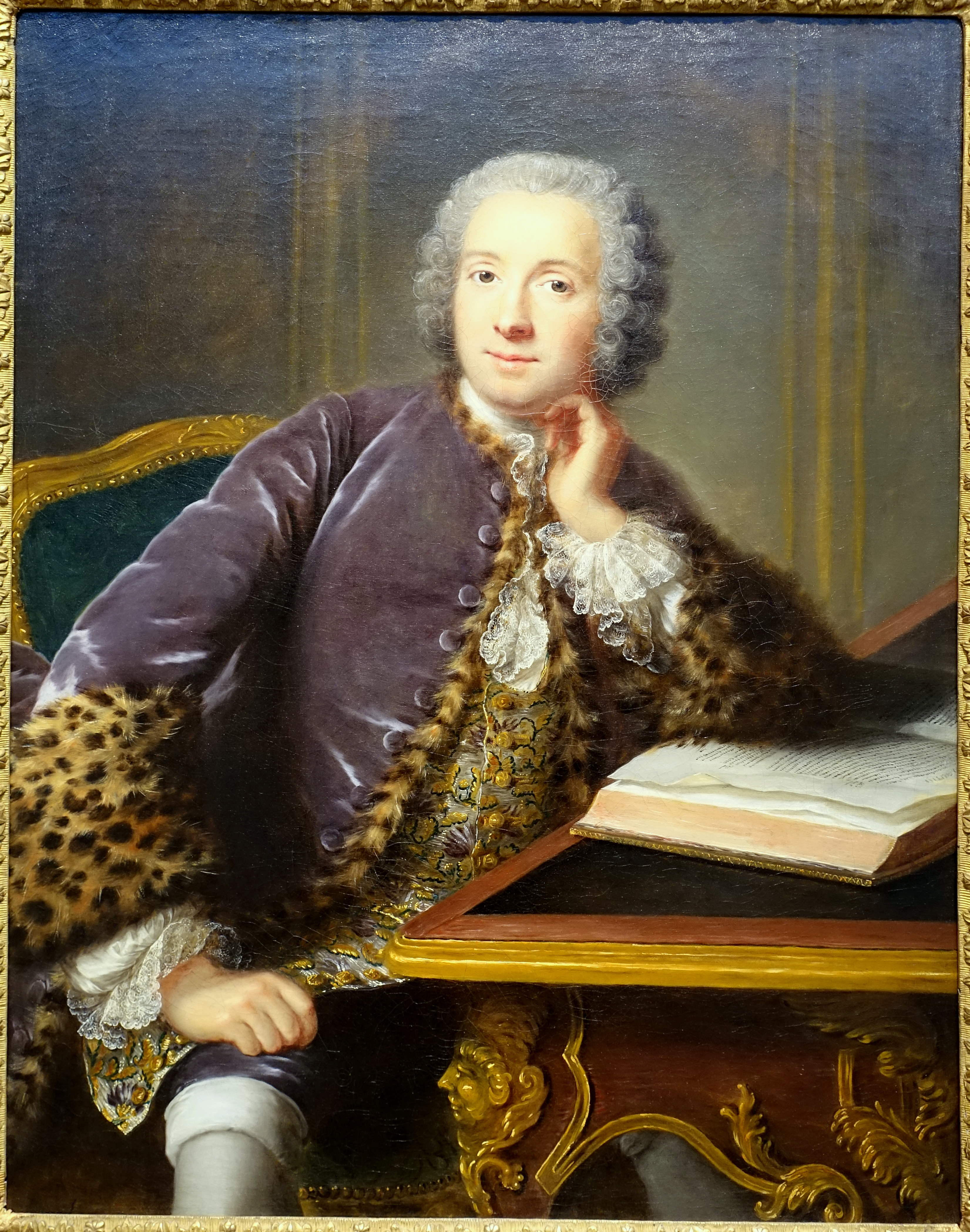 Рококо мужской портрет 18 век