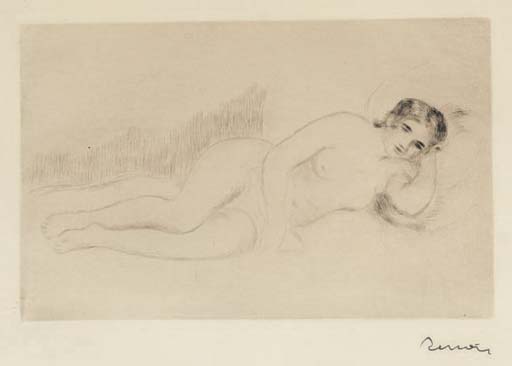 File:Renoir - Femme nue couchée (tournée à droite), 1re planche (D.; S. 13).jpg