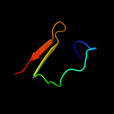 TMEM247 ikincil protein yapısının 3D tahmini.