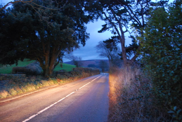 File:A39 near Allerford - geograph.org.uk - 1660794.jpg